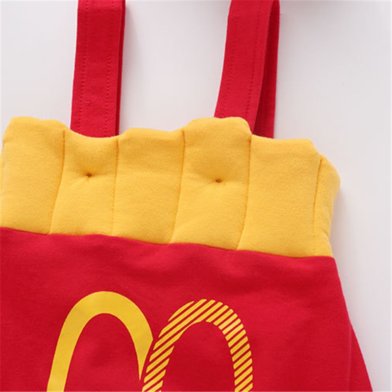 French Fry Costume Infant Jumpsuit with Cap